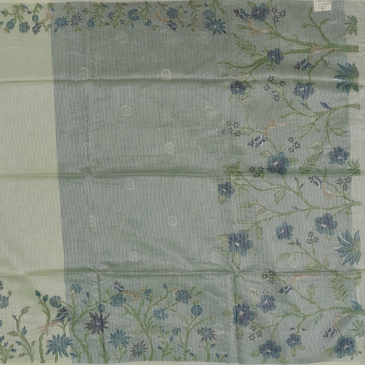 Hayagrivas Mint Green Fancy Cotton Saree SSCBF84F10-7