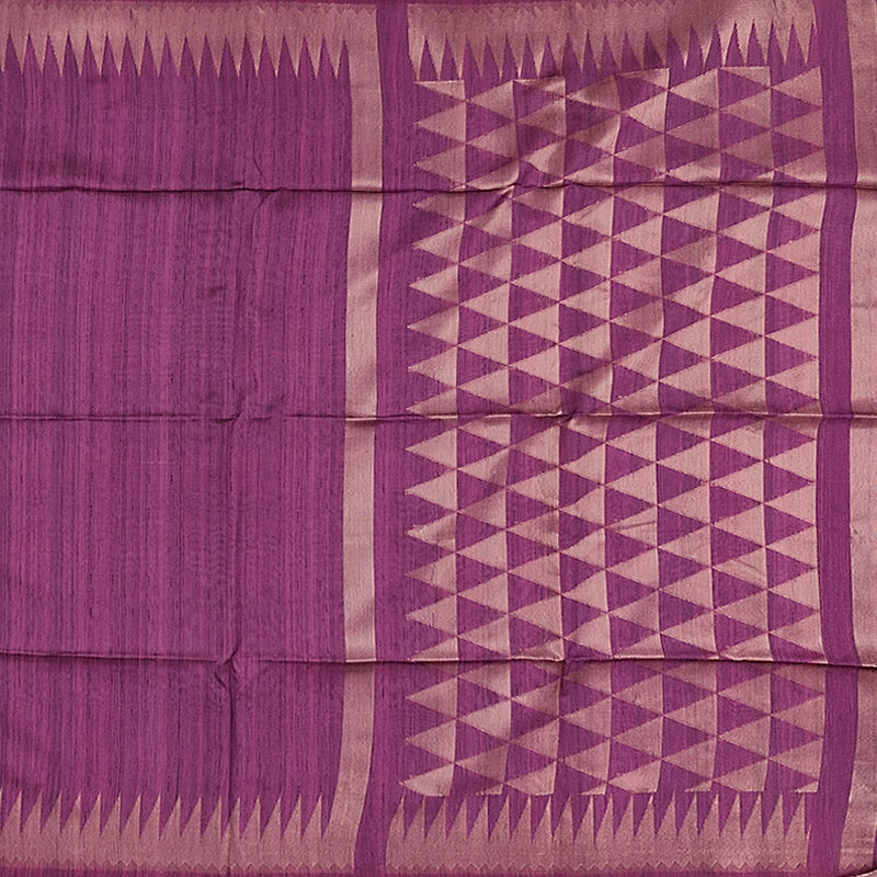 Hayagrivas Magenta Fancy Cotton Saree SSCBF84F16-1
