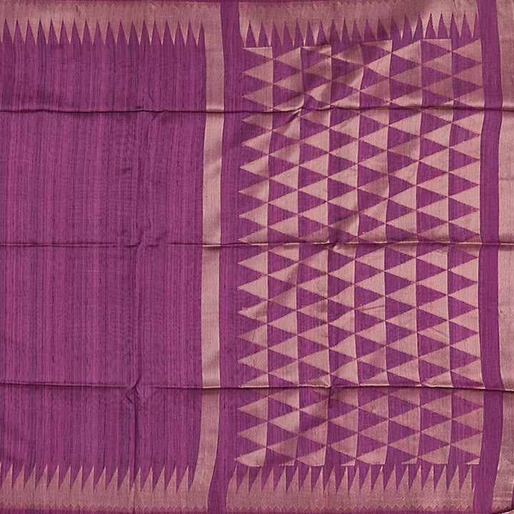 Hayagrivas Magenta Fancy Cotton Saree SSCBF84F16-1
