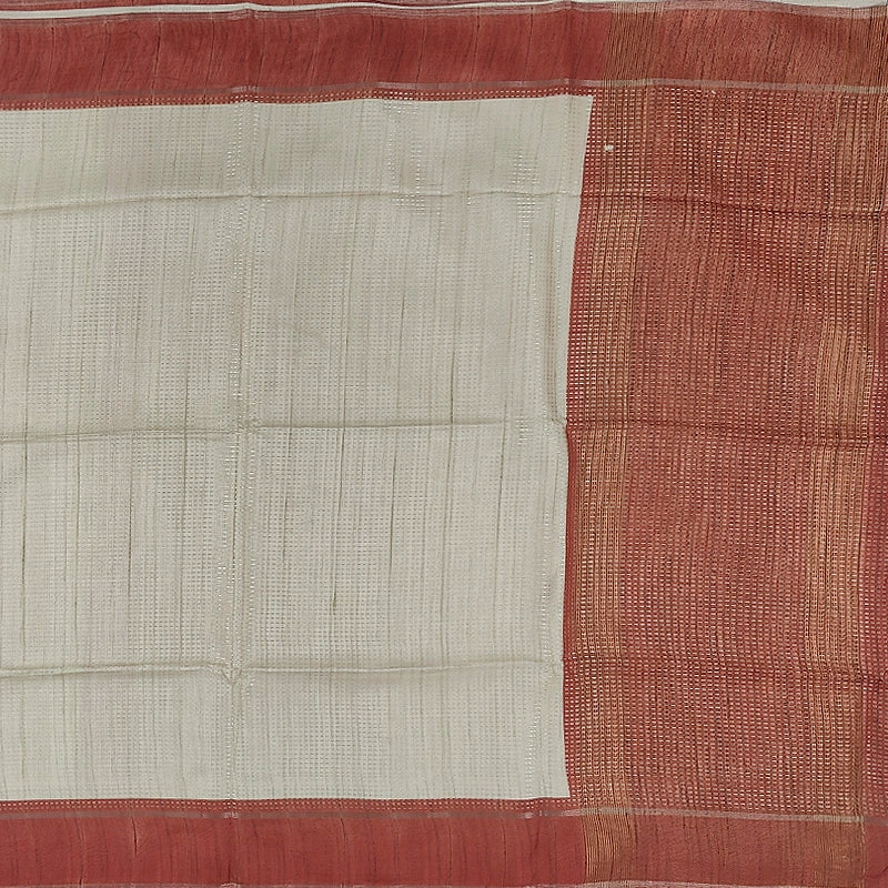 Hayagrivas Half-White Fancy Cotton Saree SSCBF84F6-3