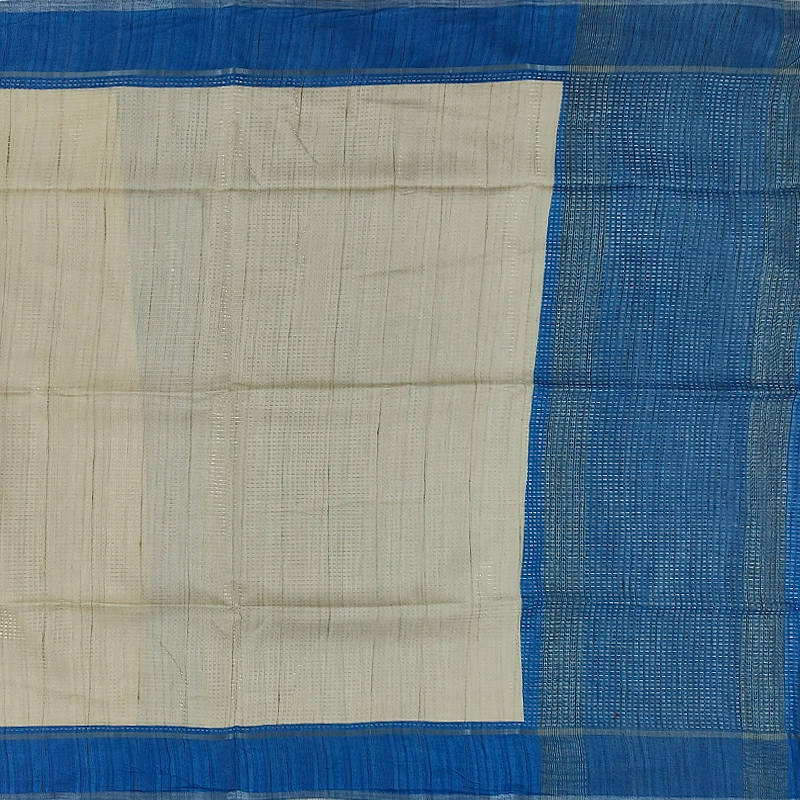 Hayagrivas Half-White Fancy Cotton Saree SSCBF84F6-5