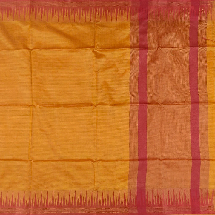 Hayagrivas Mustard Fancy Cotton Saree SSCBF89F1-8