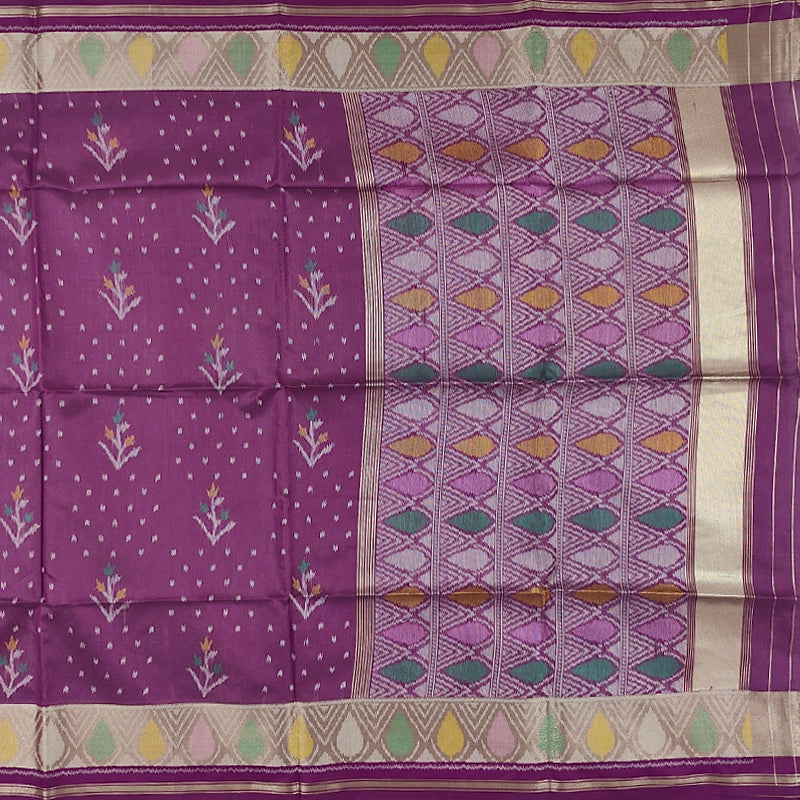 Hayagrivas Magenta Fancy Cotton Saree SSCBF89F8-5