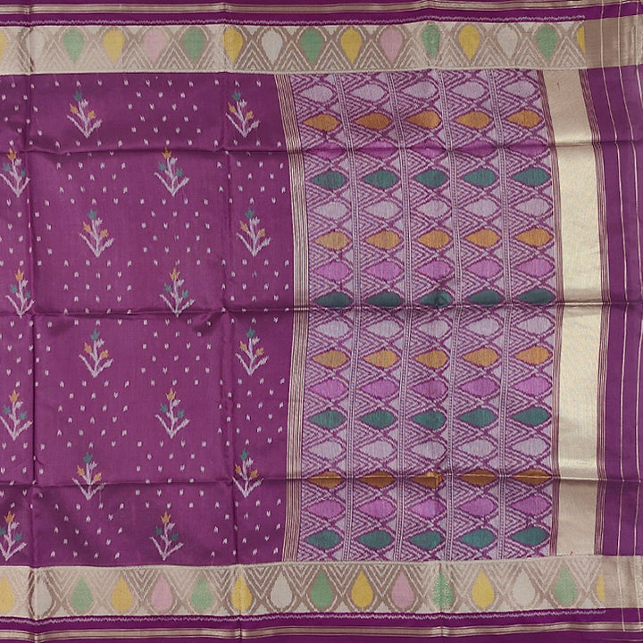 Hayagrivas Magenta Fancy Cotton Saree SSCBF89F8-5