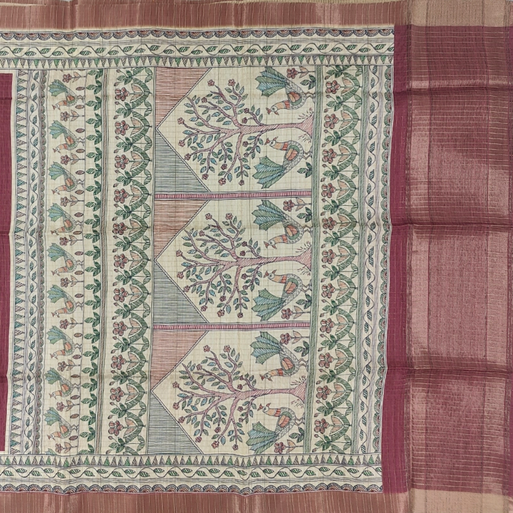 Hayagrivas Rose Pink Fancy Cotton Saree SSCBF92F13-15