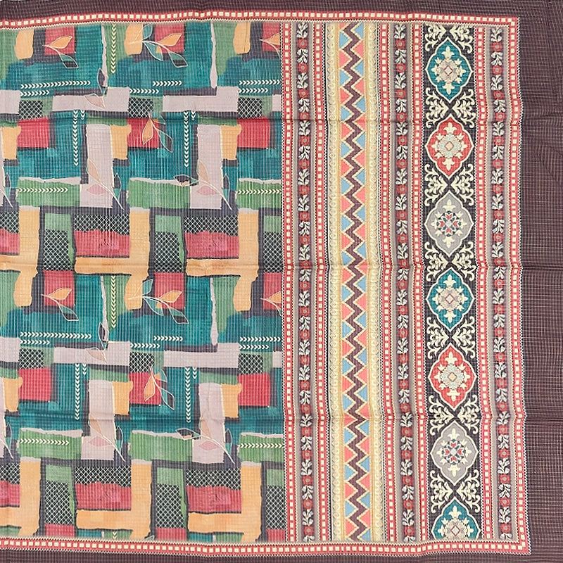 Hayagrivas Multicolour Fancy Cotton Saree SSCBF92F14-4