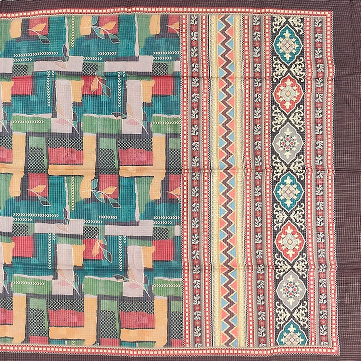 Hayagrivas Multicolour Fancy Cotton Saree SSCBF92F14-4