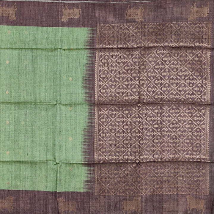Hayagrivas Light Green Fancy Cotton Saree SSCBF92F2-4