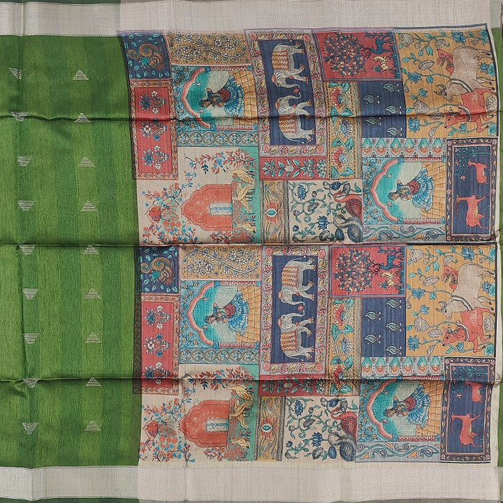 Hayagrivas Mehendi Green Fancy Cotton Saree SSCBF92F6-8