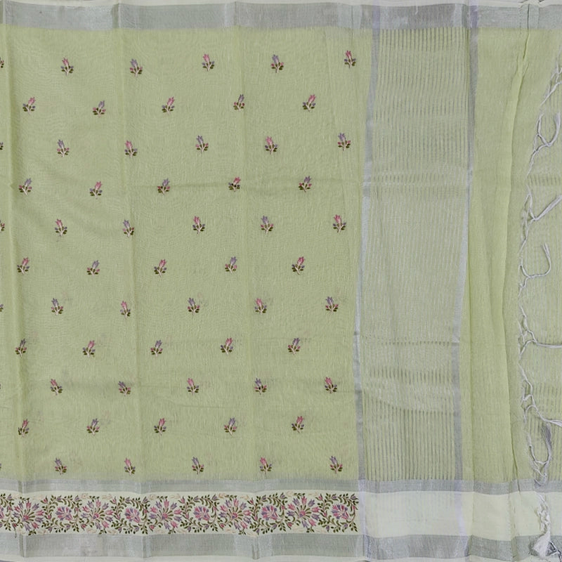 Hayagrivas Pastel Green Fancy Cotton Saree SSCBF99F1-1
