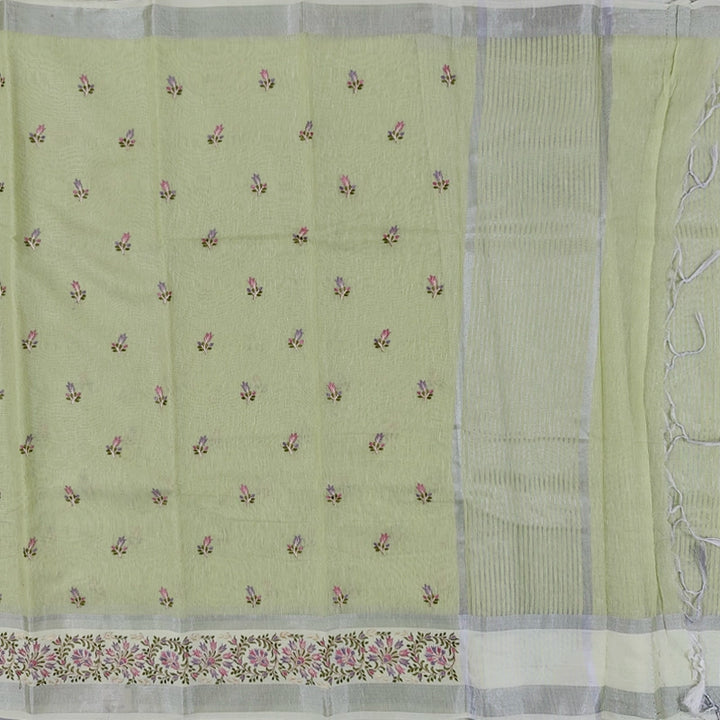 Hayagrivas Pastel Green Fancy Cotton Saree SSCBF99F1-1