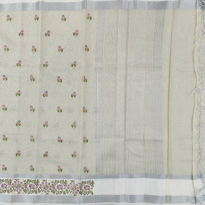 Hayagrivas Half-White Fancy Cotton Saree SSCBF99F1-4