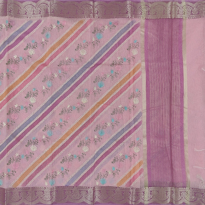 Hayagrivas Baby Pink Fancy Cotton Saree SSCBF99F5-4