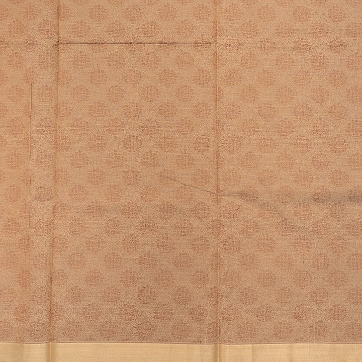 Hayagrivas Cream-Beige Handloom Cotton Saree SSSBF126H5-3