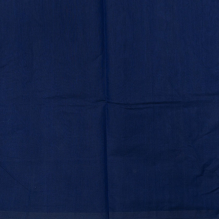 Hayagrivas Navy Blue Handloom Cotton Saree SSSBF127H15-3