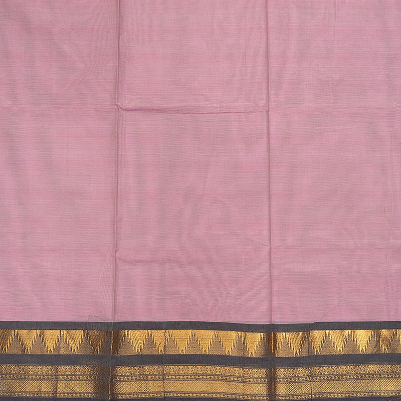Hayagrivas Lotus Pink Handloom Chettinad Cotton Saree SSSBF131H1-4