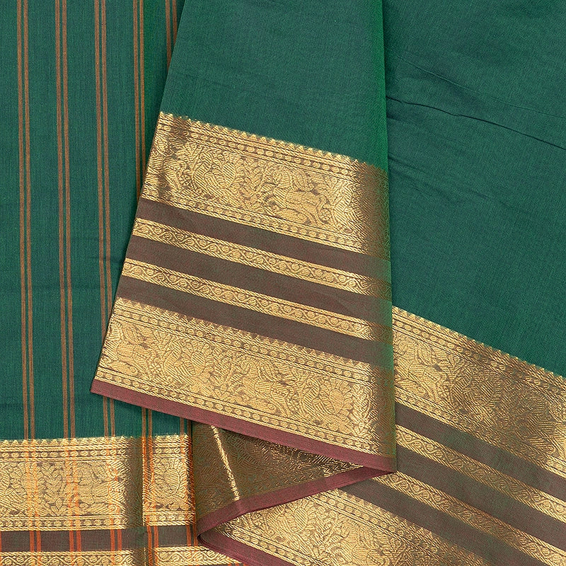Hayagrivas Karpaga Pachai Handloom Chettinad Cotton Saree SSSBF131H7-3