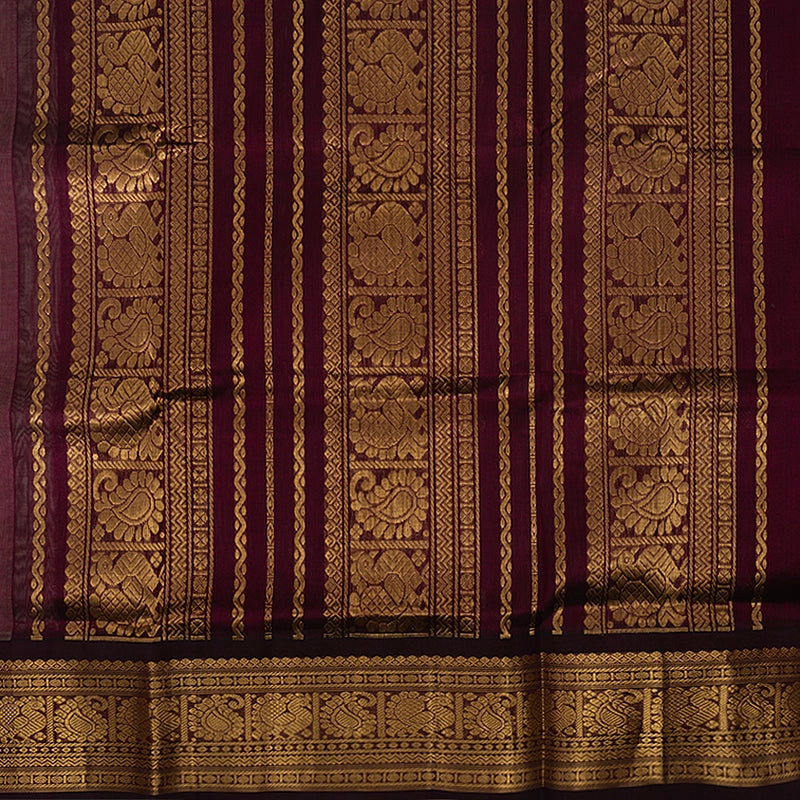 Hayagrivas Light Grey Pure Silk Cotton Saree SSCBF56E12-1