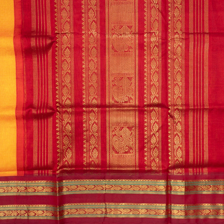 Hayagrivas Mambazham Orange Pure Silk Cotton Saree SSCBF36D4-7