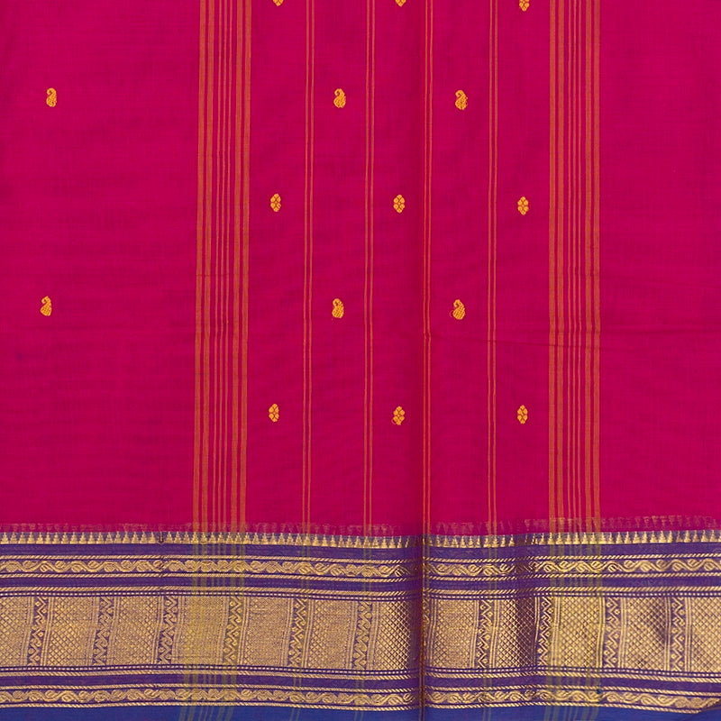 Hayagrivas Rani Pink Handloom Chettinad Cotton Saree SSKBF86F1-89