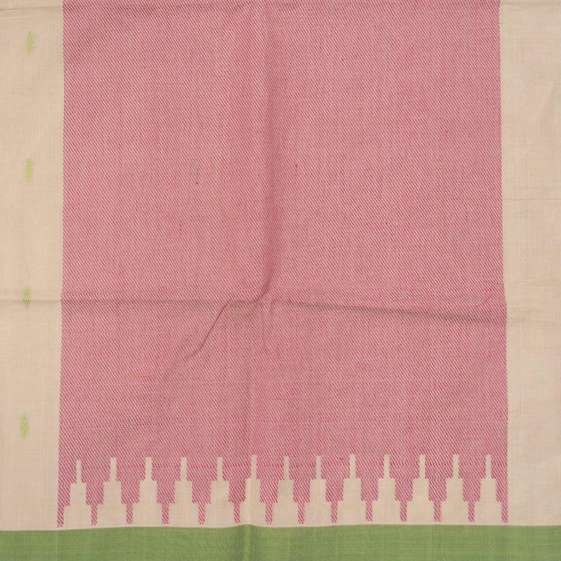 Hayagrivas Cream Handloom Kanchi Cotton Saree KSBE90A11-3