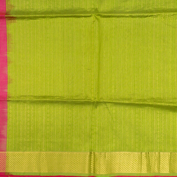 Hayagrivas Rose Pink Kora Silk Cotton Saree SSCBF14D6-2