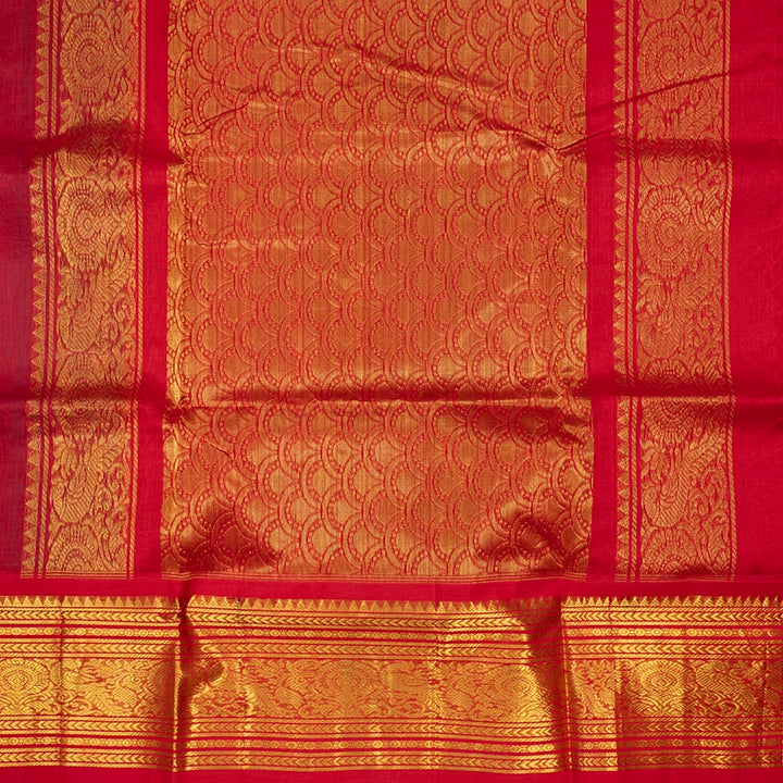 Hayagrivas Ramar Blue Pure Silk Cotton Saree SSCBF16D4-13