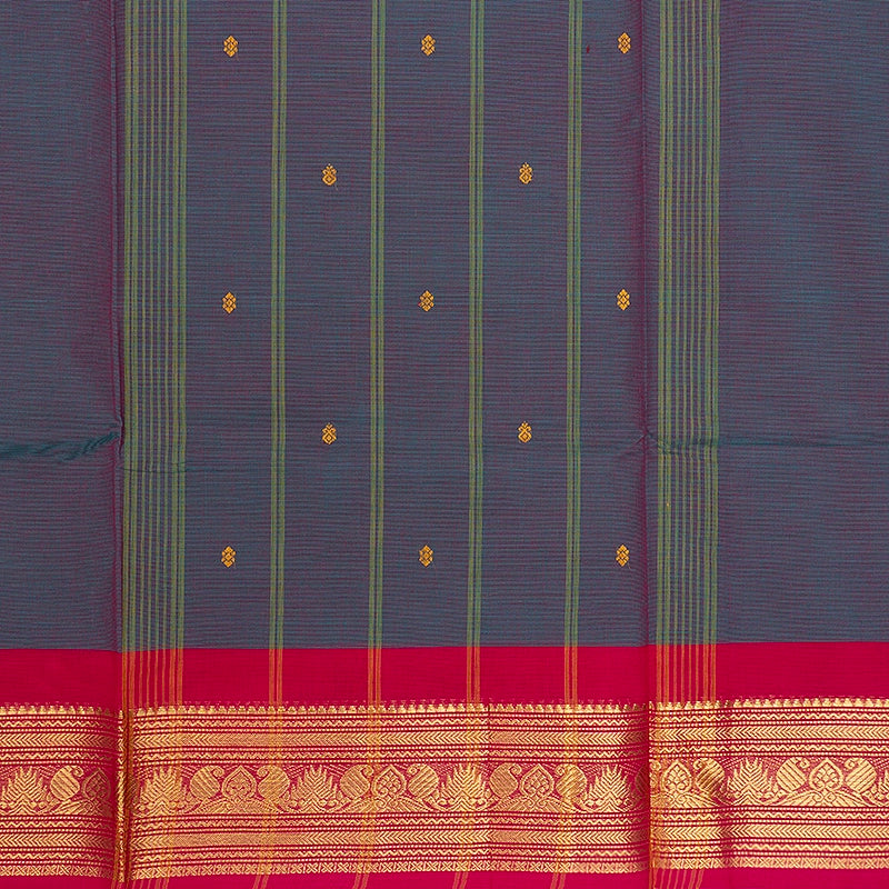 Hayagrivas Blue Pink Handloom Chettinad Cotton Saree SSKBF86F1-57