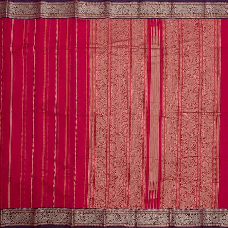 Hayagrivas Pink Handloom Kanchi Cotton Saree SSCBF66E5-1