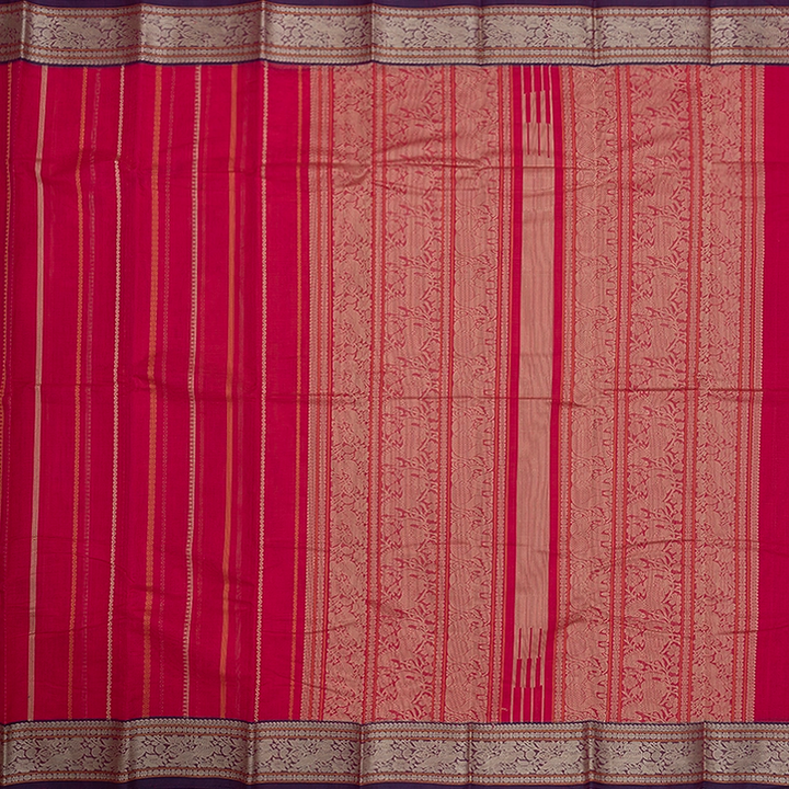 Hayagrivas Pink Handloom Kanchi Cotton Saree SSCBF66E5-1