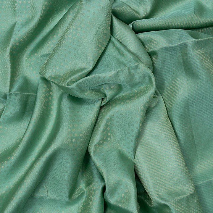 Hayagrivas Pastel Green Handloom Soft Silk Saree KSBE85A42-1