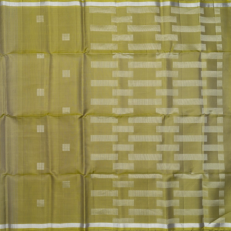 Hayagrivas Elaichi Green Handloom Soft Silk Saree KBE2101A1-1