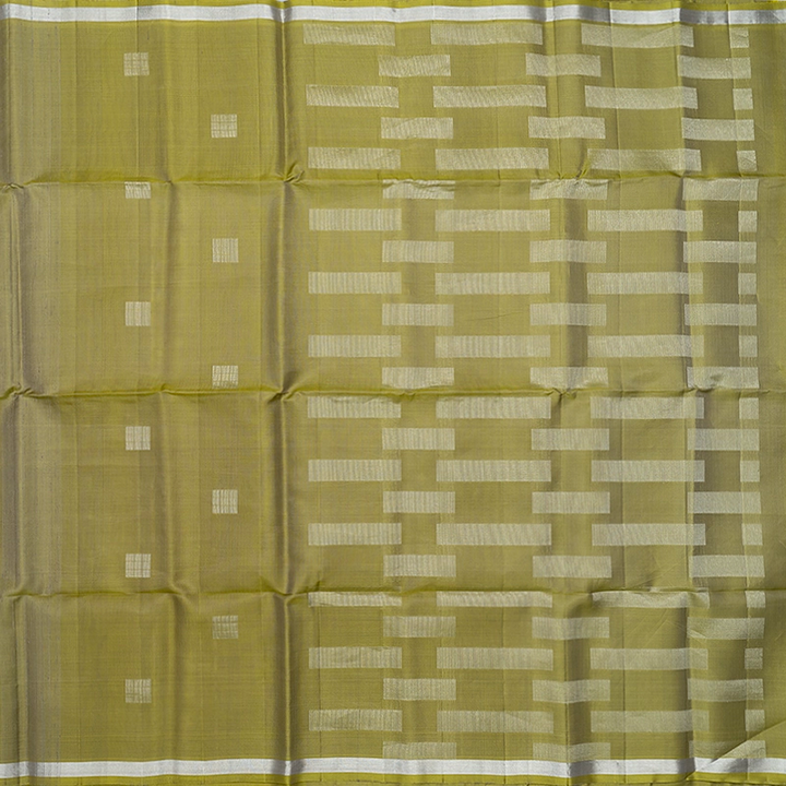 Hayagrivas Elaichi Green Handloom Soft Silk Saree KBE2101A1-1