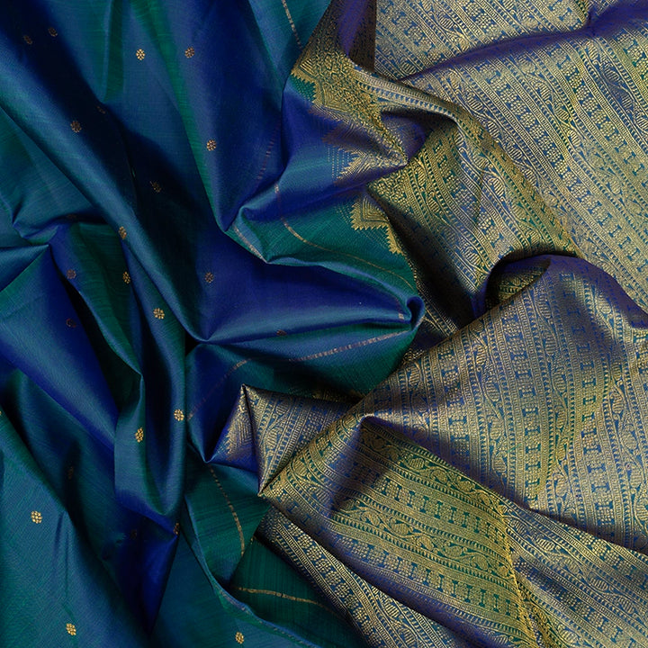 Hayagrivas Handloom Mayilkazhuthu Kanjivaram Silk Saree KSBE141C1-1