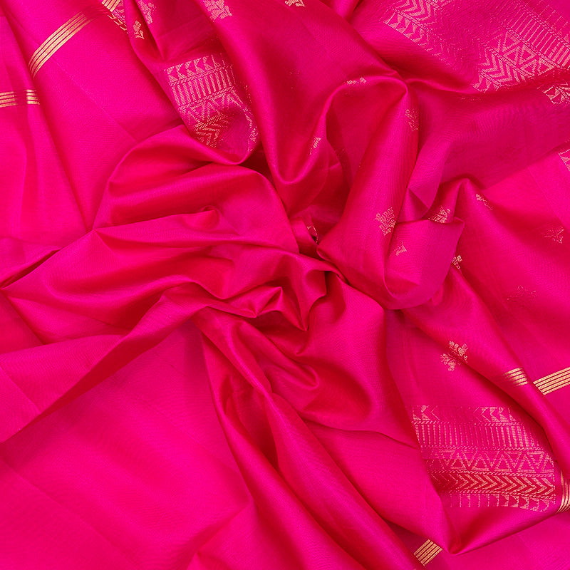 Hayagrivas Rani Pink Handloom Soft Silk Saree KBF190E1-9