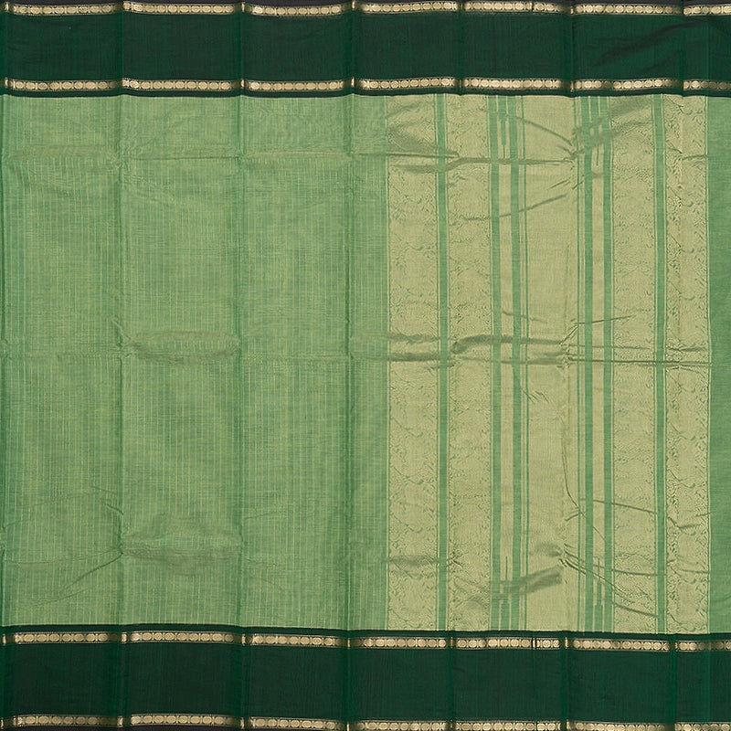 Hayagrivas Light Green Handloom Kanchi Cotton Saree SSCBF66E3-3