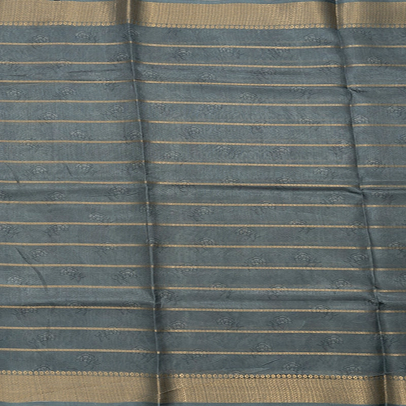 Hayagrivas Powder Blue Fancy Cotton Saree KBE2164A6-38