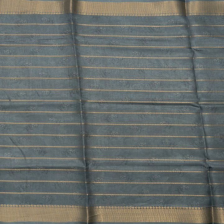 Hayagrivas Powder Blue Fancy Cotton Saree KBE2164A6-38
