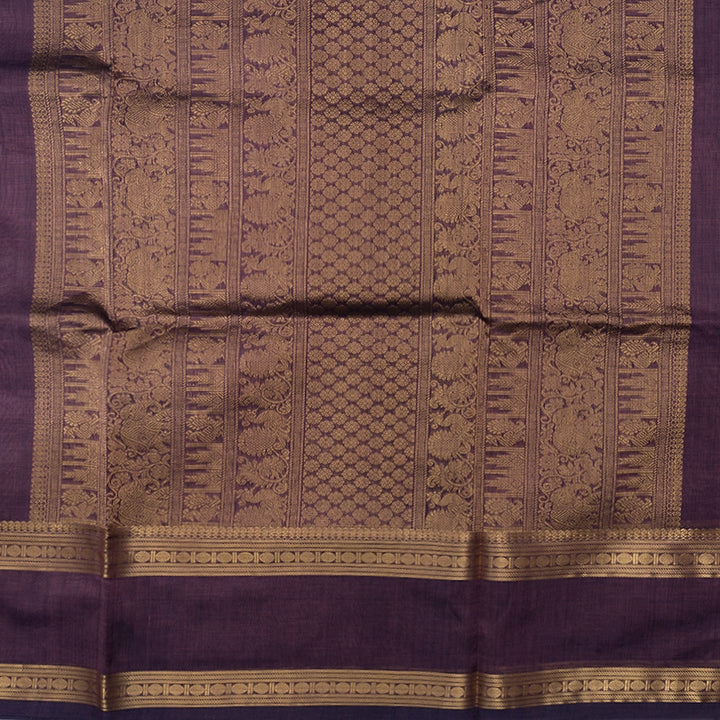 Hayagrivas Lavender Kanchi Silk Cotton Saree SSCBF38D6-7