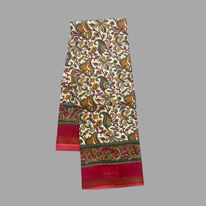 Hayagrivas Sandal Fancy Cotton Sarees