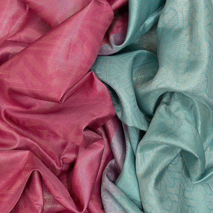 Hayagrivas Rose Pink Handloom Soft Silk Saree KBE1195I30-1