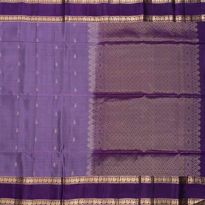 Hayagrivas Lavender Handloom Soft Silk Saree KBF532G4-4