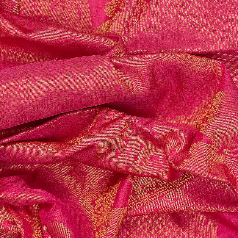 Hayagrivas Handloom Dark Green Soft Silk Saree KBE794H6-4