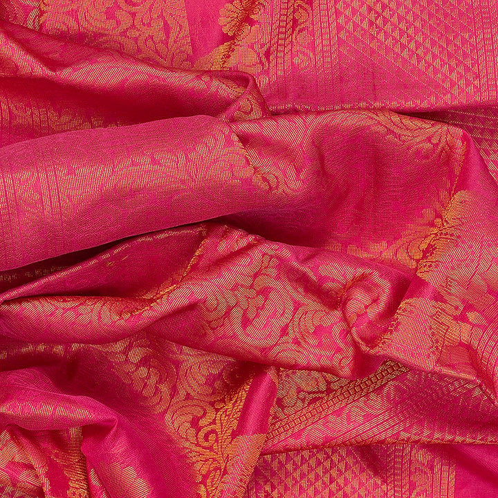 Hayagrivas Handloom Dark Green Soft Silk Saree KBE794H6-4
