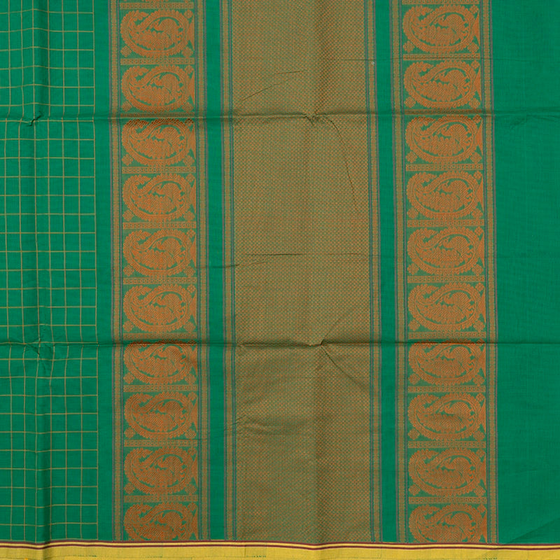 Hayagrivas Green Handloom Kanchi Cotton Saree SSCBF104F6-2