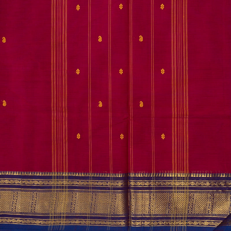 Hayagrivas Pink Handloom Chettinad Cotton Saree SSKBF86F1-74
