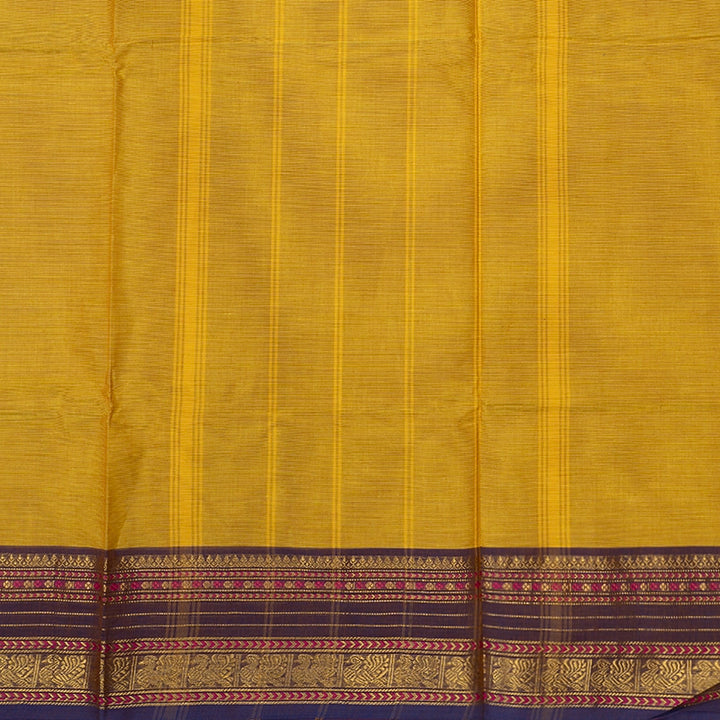 Hayagrivas Sampanga Yellow Handloom Chettinad Cotton Saree SSKBF87F1-21