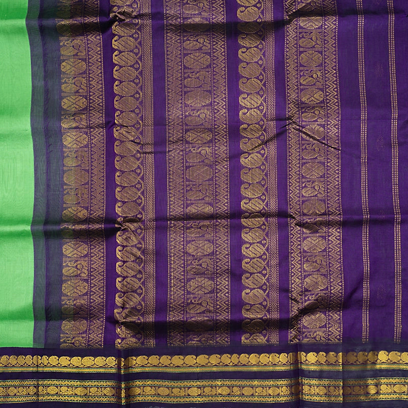 Hayagrivas Neon Green Pure Silk Cotton Saree SSCBF16D1-6