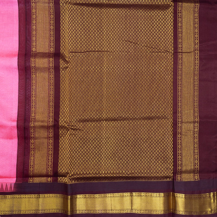 Hayagrivas Rose Pink Pure Silk Cotton Saree SSCBF34D3-13