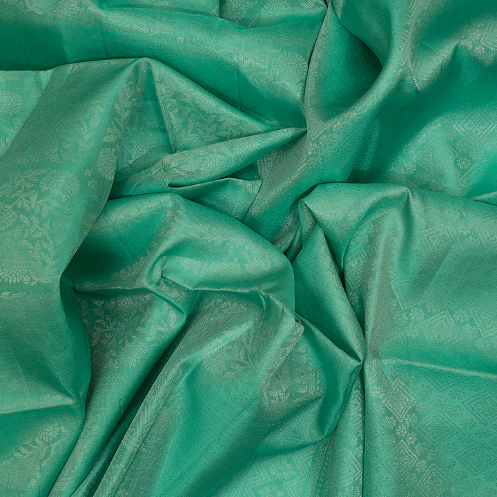 Hayagrivas Handloom Pastel Green Soft Silk Saree KBE662G6-15